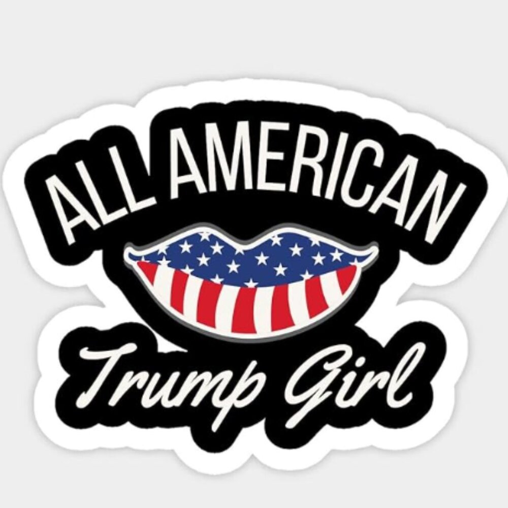 NEW Large “Trump Girl” Sticker - Perfect for Cars